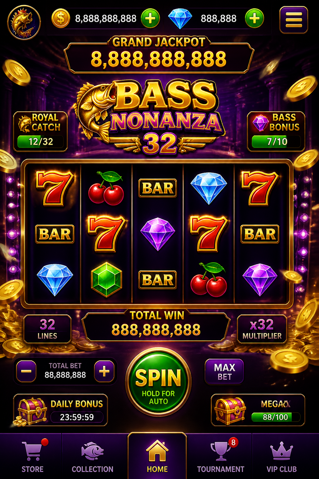 bass nonanza 32 screenshot 2